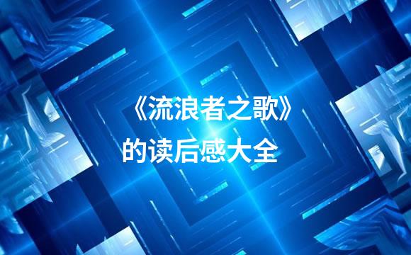 《流浪者之歌》的读后感大全