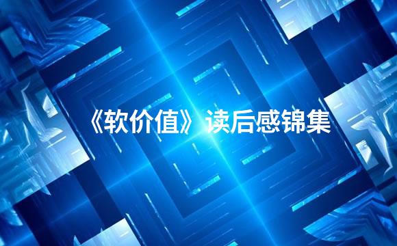 《软价值》读后感锦集