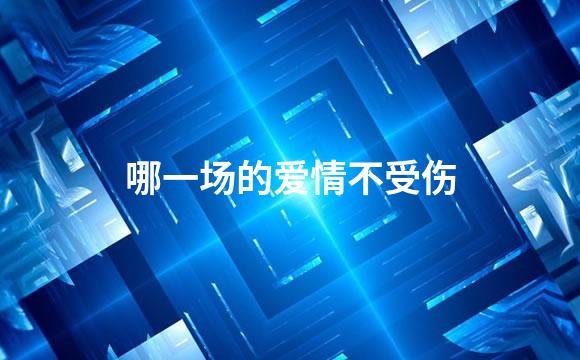 哪一场的爱情不受伤